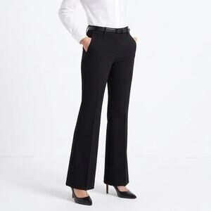 Express Editor Bootcut Dress Pants Womens Size 4R Black Career Office Work